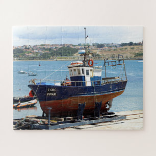 Vimar fishing boat, Porto, Portugal Jigsaw Puzzle