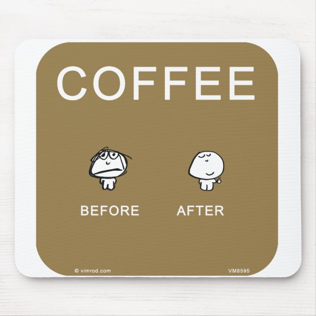 vimrod coffee addict mouse mat (Front)
