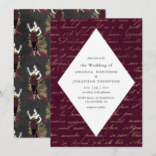 Vin Rouge Wedding Invitation