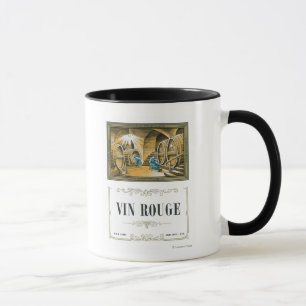 Vin Rouge Wine LabelEurope Mug
