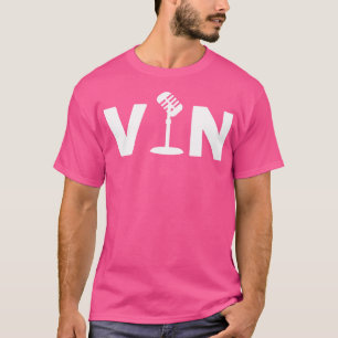 Vin Scully Microphone 3 T-Shirt