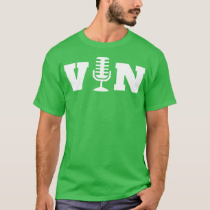 Vin Scully Microphone 6 T-Shirt