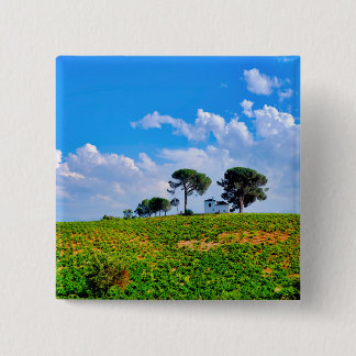 Viña de Los Pinos 15 Cm Square Badge