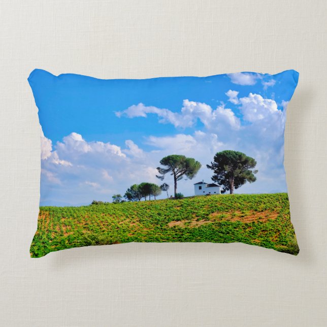 Viña de Los Pinos Decorative Cushion (Front)