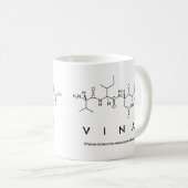 Vina peptide name mug (Front Right)