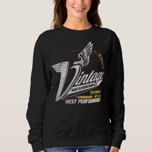Vinage 2001 Birthday Vintage 2001 Men Women Sweatshirt