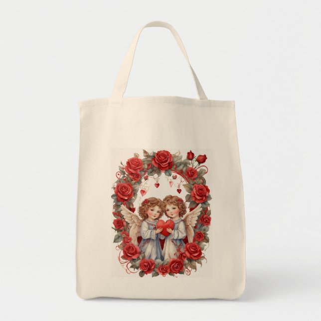Vinage cupid Tote Bag (Front)