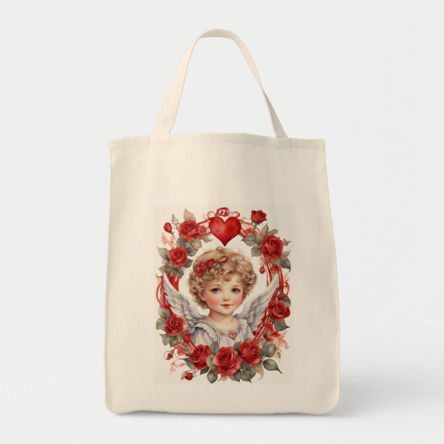 Vinage cupid Tote Bag (Front)