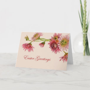 Vinage Easter card With daisies