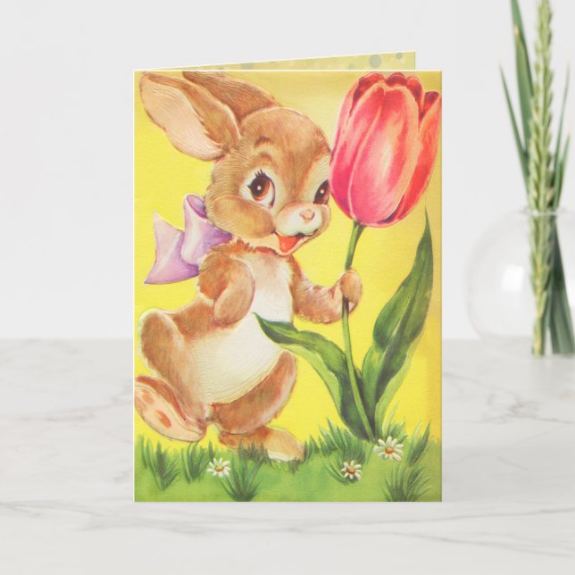 Vinage Easter cards for kids (Front)