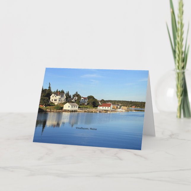 Vinalhaven, Maine scenic photograph Card (Front)