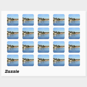 Vinalhaven, Maine scenic photograph Square Sticker