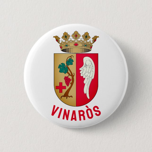 Vinaròs Coat of arms 6 Cm Round Badge (Front)