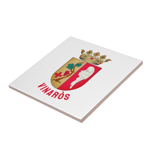 Vinaròs Coat of arms - Comunitat Valenciana Tile (Side)