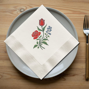 Vinateg Floral -   folk art   Napkins