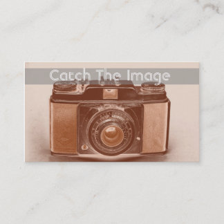 Vinatge Camera Business Card Photography