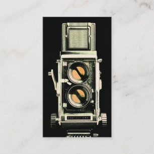Vinatge Camera Business Card Photography