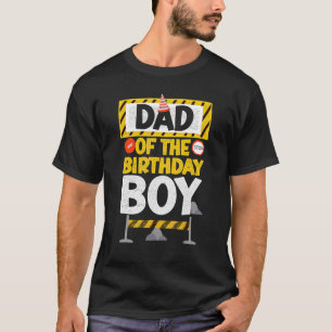Vinatge Dad of the Birthday Boy   Construction Boy T-Shirt