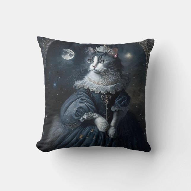 Vinatge Royal Cat Cushion (Front)