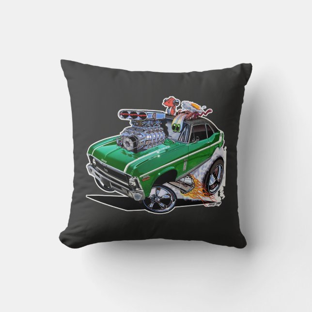 Vince Crain High Octane Art presents 'SUPER NOVA'  Cushion (Front)