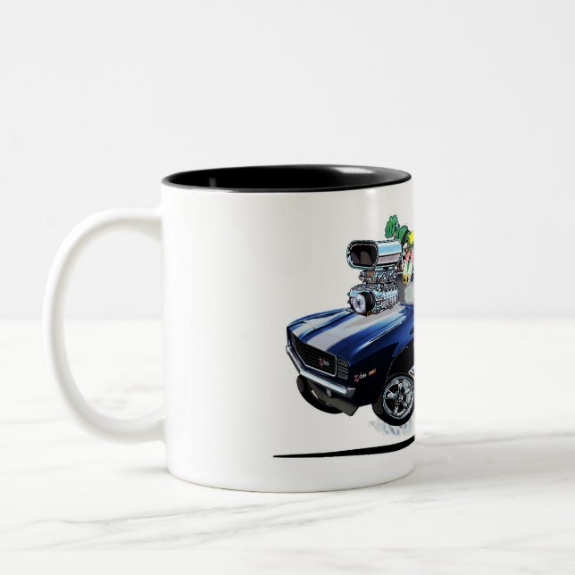 Vince Crain Z RATED 1969 Camaro Z28 RS Two-Tone Coffee Mug (Left)