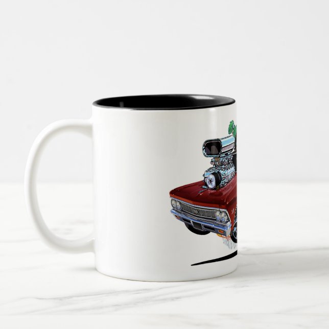 Vince Crains 1966 Chevelle Super Sport Two-Tone Coffee Mug (Left)