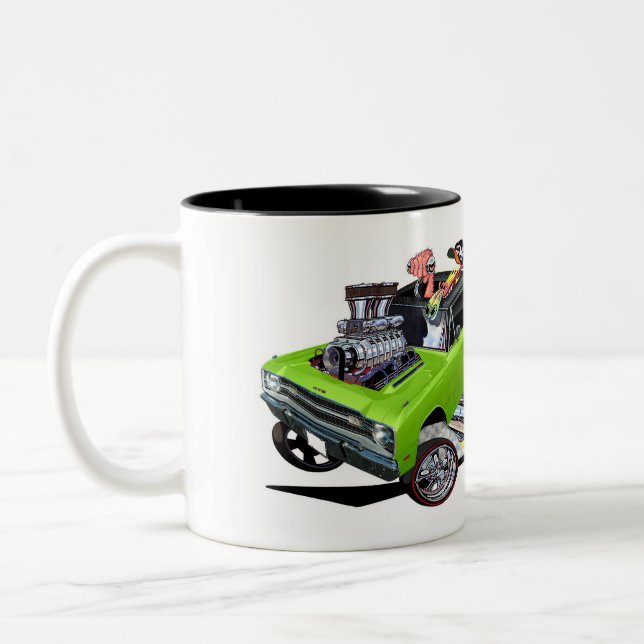 Vince Crains BULLSEYE Sublime 1969 Dart Two-Tone Coffee Mug (Left)