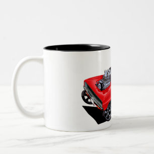 Vince Crains FULL CHARGE 1968 Charger Two-Tone Coffee Mug
