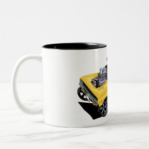 Vince Crains FULL CHARGE 1968 Charger Two-Tone Coffee Mug