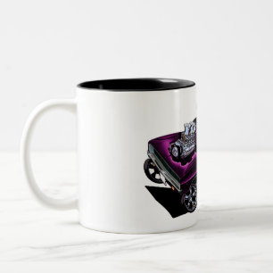 Vince Crains High 1968 plum crazy "FULL CHARGE" Two-Tone Coffee Mug