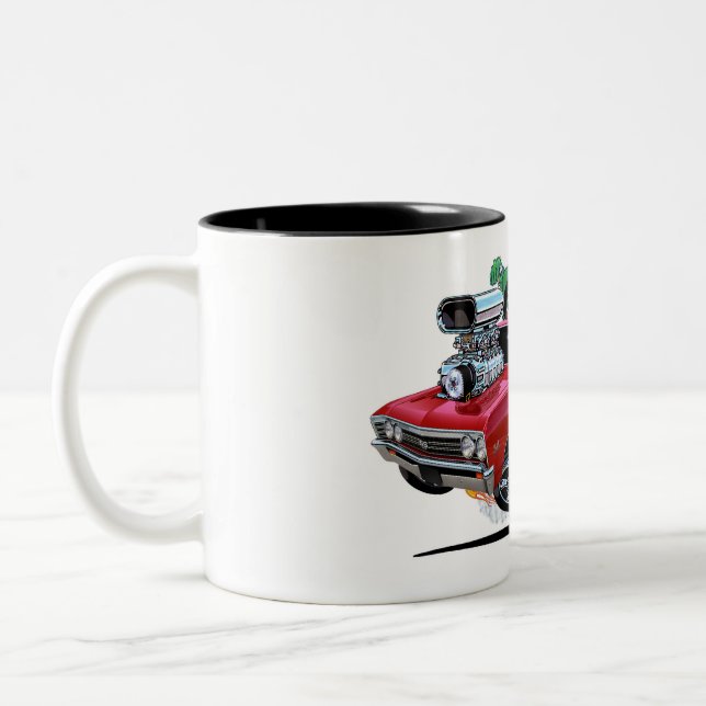 Vince Crains High Octane Art, 1967 Chevelle SS Two-Tone Coffee Mug (Left)