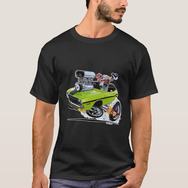 Vince Crains High Octane Art, 1970 Challenger R/T T-Shirt (Front)