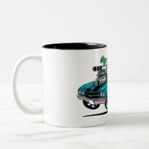 Vince Crains High Octane Art, 1970 Chevelle SS Two-Tone Coffee Mug