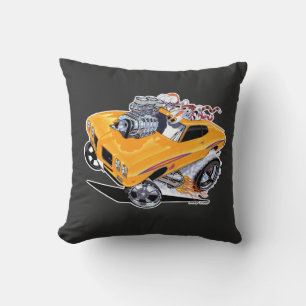 Vince Crains High Octane Art, 1970 GTO the Judge Cushion