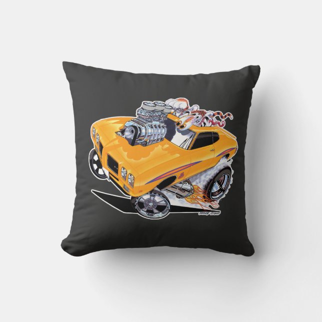 Vince Crains High Octane Art, 1970 GTO the Judge  Cushion (Front)
