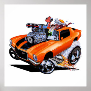 Vince Crains High Octane Art, 1971 Camaro Poster