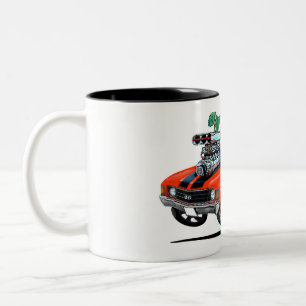 Vince crains MONSTER MUSCLE 1972 Chevelle SS Two-Tone Coffee Mug