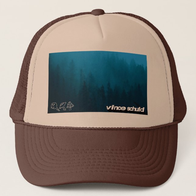 Vince Schuld Clean forest trucker hat! Trucker Hat (Front)