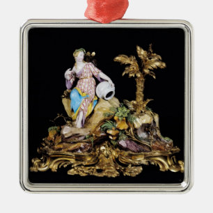 Vincennes Figure of a Naiad Metal Tree Decoration