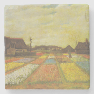 Vincennt Van Gogh Tulip Fields Stone Coaster