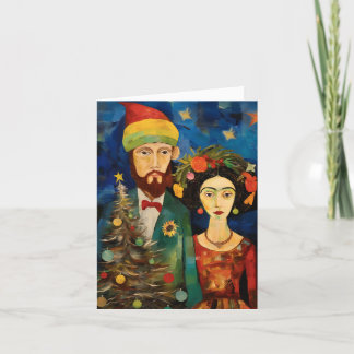 Vincent and Frida Holiday Wishes Card