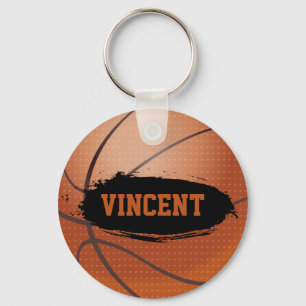 Vincent Basketball Key Chain / Key Ring