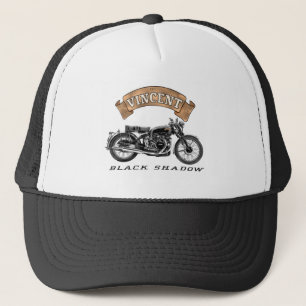 Vincent Black Shadow motorcycle Trucker Hat
