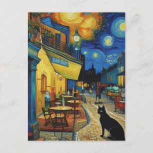 Vincent Cat Gogh Postcard