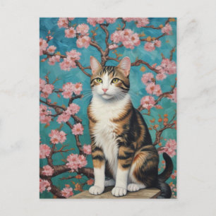 Vincent Cat Gogh Postcard