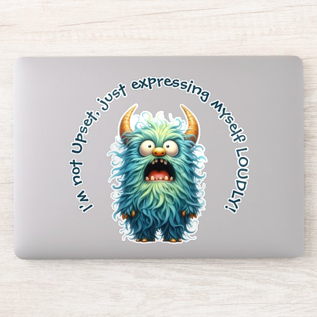 Vincent: Upset but Adorable! with saying (Computer)