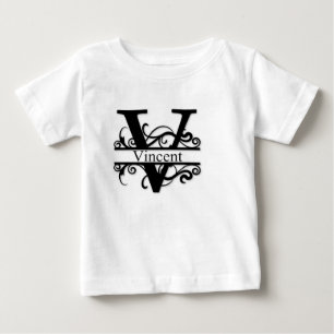 Vincent V Monogram Baby T-Shirt