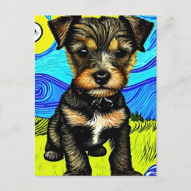 Vincent Van Dog Postcard (Front)