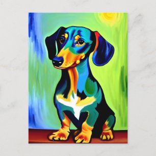 Vincent Van Dog Postcard