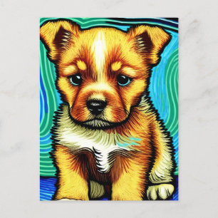 Vincent Van Dog Postcard